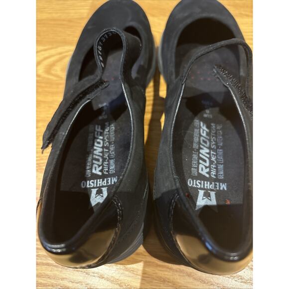 Mephisto Black Bucksoft Jenyfer Mary Jane EU 8 US 10 1/2 New - Picture 3 of 16